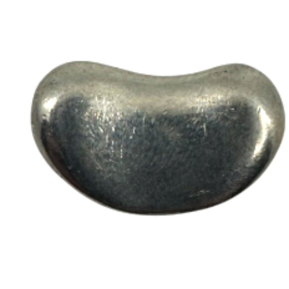 Auth Tiffany & Co. pendant Elsa Peretti silver bean pendant on 14K G.F. String - Picture 11 of 12